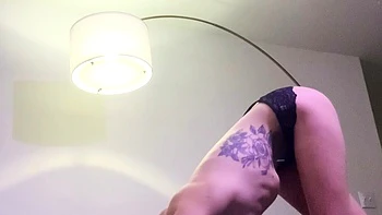 Amateur blondie solo anal masturbation