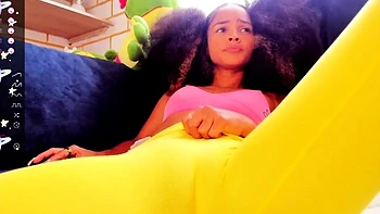 Hot Black Maid Does Some Webcam Black and Ebony