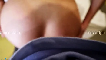Ass delivery ANAL creampie at home ft.