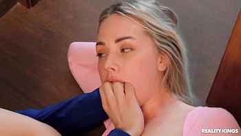 Nymphomaniac Blonde Babe Enjoys Riding Jordis Cock