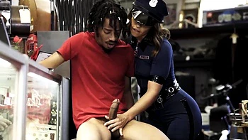 Camsoda   Pawn shop police slut