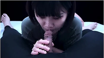 She Gets Excited While Sniffing Erotic Cocks And Snorting During A Blowjob! Nose Job Cum In Mouth