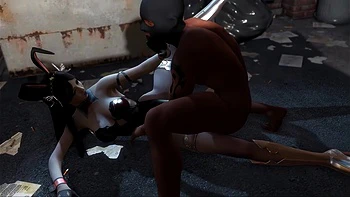 3D Big Boobs Cosplay Model Have a Rough Hardcore Sex with BBC