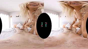 Vr blonde: Blowjob, Doggy  Cowgirl Porn
