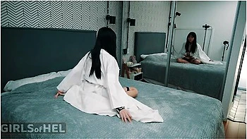 Cute Asian Teen Plays With Herself On The Bed While Waiting To Be Fucked - Baebi Hel