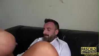 Milf submissive throats and gets analized