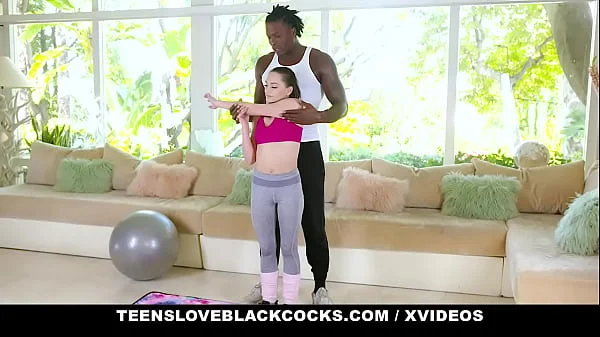 TLBC - White Girl Aften Opal Gets Sprayed By BBC Cumshot