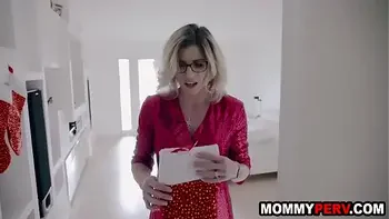 stepmother and stepson taboo christmas - old & young taboo