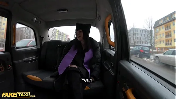 Fake Taxi University Graduate Melany Mendes Strips Off Her Robes