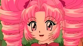 Slutty anime teen with big tits