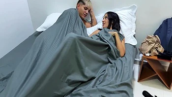 What Can Happen If I Share A Hotel Room With My Stepsister? Real Amateur Sex