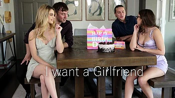 Busty brunette babe get toying and tortured by blonde babe