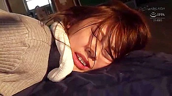 She is brought in tied up, fingered, squirts, penetrated, and creampied while naked.