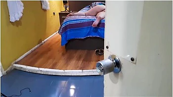 Stepson Spies On His Stepmother And Cant Bear To Fuck Her