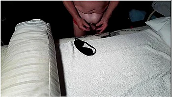 Old Barres Prepares Everything For My Clit Massage