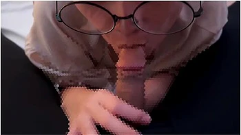 Girls With Glasses Suck Cock Like Crazy!