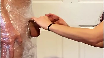 Torturing His Cock After He Cums Handjob