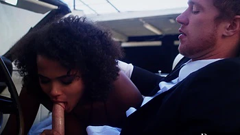 Oliver Flynn and stunning Alina Ali in a hot ebony action