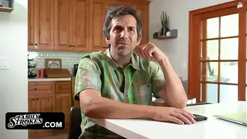 FamilyStrokes - Horny Stepdaddy Disciplines His Stepdaughter For Exposing Her Perfect Booty