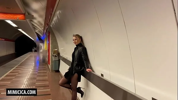 Risky Public Flashing And Lush Control By My Girlfriend - Mimi Cica