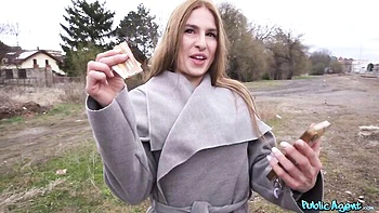 Impressive sex in the cowgirl pose with a long-legged model Haizea Diamond