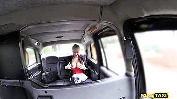 Backseat fuck in the doggy style with a hot blonde John Petty