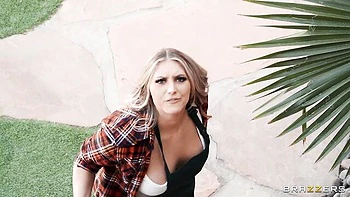 An awesome doggy style fuck with sex dolls Ashley Adams and Cali Carter