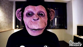 Handcuffed dude gets a nice blowjob from a hot blonde Amy Douxxx