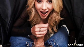 Gorgeous busty blonde Kayla Kayden penetrated in the cowgirl pose