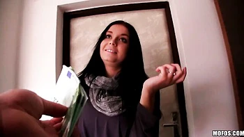 Gorgeous busty brunette with big boobs Victoria Blaze drilled by big cock