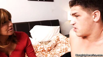 Gorgeous brown-haired chick Tara Holiday is jumping on a big cock