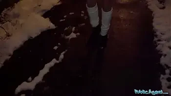 Public Agent Capri Lmonde is fucked hard over a washing machine by a huge cock