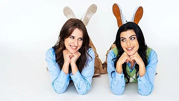 Gorgeous FFM fuck on the table with Aubree Valentine and Gal Ritchie