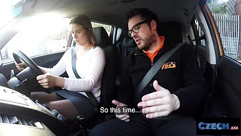 Public sex with striking Ryan Ryder and Nikky Dream from Czech XXX