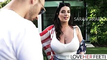 Sarah's fetish action