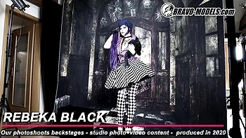 Watch well-proportioned Rebeka Black's movie