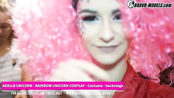 Unapproachable Adelle Unicorn and Adelle's behind the scenes video