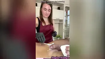 A selection of unexpected ejaculations at SugarNadya's procedure pt.2