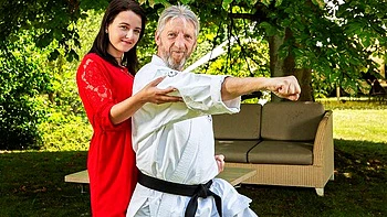 Beauty and the Senior featuring Shana BAS's doggystyle movie