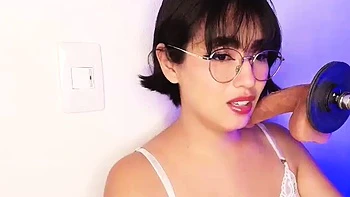 Close up of Asian masturbation