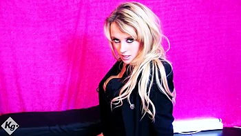 Sexy Blonde Lady Pimp Tests Out Her Black Stud