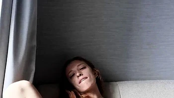 Cute amateur webcam teen girl toying pussy on webcam