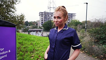 Jessica Jenkins gets her pussy railed by Marcus London in lingerie.