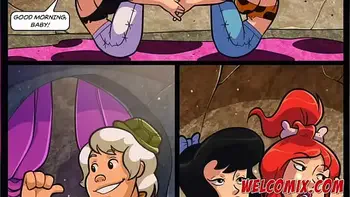 Stretching the pussy in the yoga class - The Flintstoons