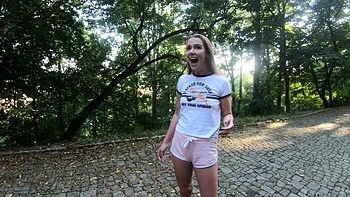 Alexis Crystal seduced the guy and fucks in reverse cowgirl