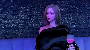 3D Huge Boobs Slut Cheating with BBC