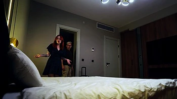 Redhead Stepmom Slips into My Bed and We Fuck All Night