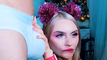 Blonde Babe Satisfies Her BF