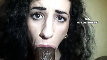 Sexy Lebanese Beauty Blowjob