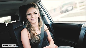 Athena Faris engages in a reverse cowgirl intimate encounter resulting in a creampie.